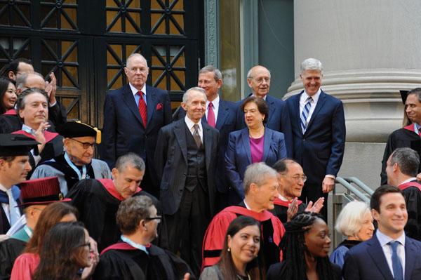 Six Supreme Court Justices at Harvard 